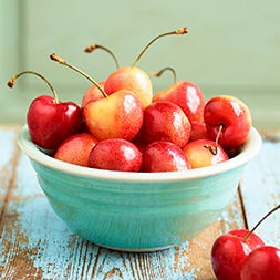 Organic Rainier Cherries